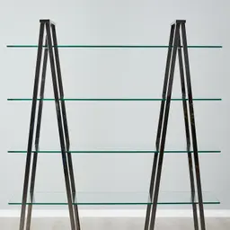 Paxton Black Nickel Stainless Steel Shelf