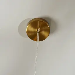 Selene Brushed Gold Metal Chandelier - 28 cm Brushed Gold Metal Shade