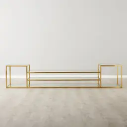 Tinsley Brushed Gold Stainless Steel Entertainment Unit