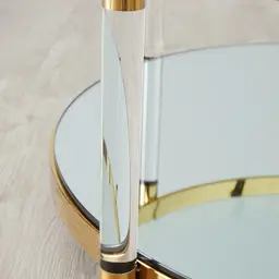 Auryn Gold Stainless Steel Coffee Table