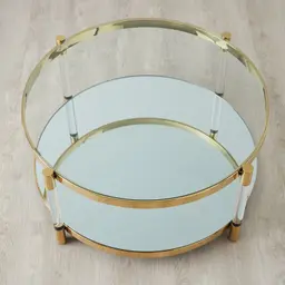 Auryn Gold Stainless Steel Coffee Table