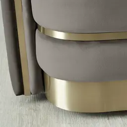 Crown Mushroom Velvet Occasional Chair