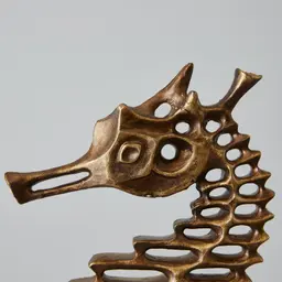 Seahorse Bronze Resin Decorative