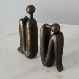 Desolation Bronze Resin Bookend