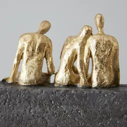 Collective Gold Resin Decorative