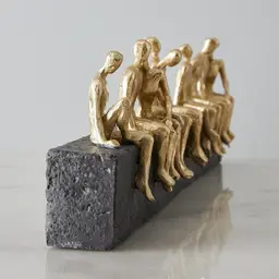 Collective Gold Resin Decorative