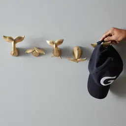 Heart of the Sea Gold Resin Wall Decor (Set of 5)