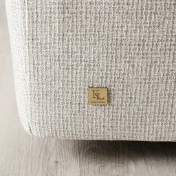 McKenna Dove Grey Woven Fabric 3-Seater Electric Recliner