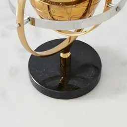 Armillary Sphere Champagne Gold Metal Decorative
