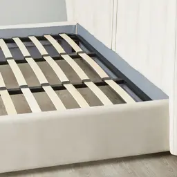 Madrid Cream Velvet King Bed