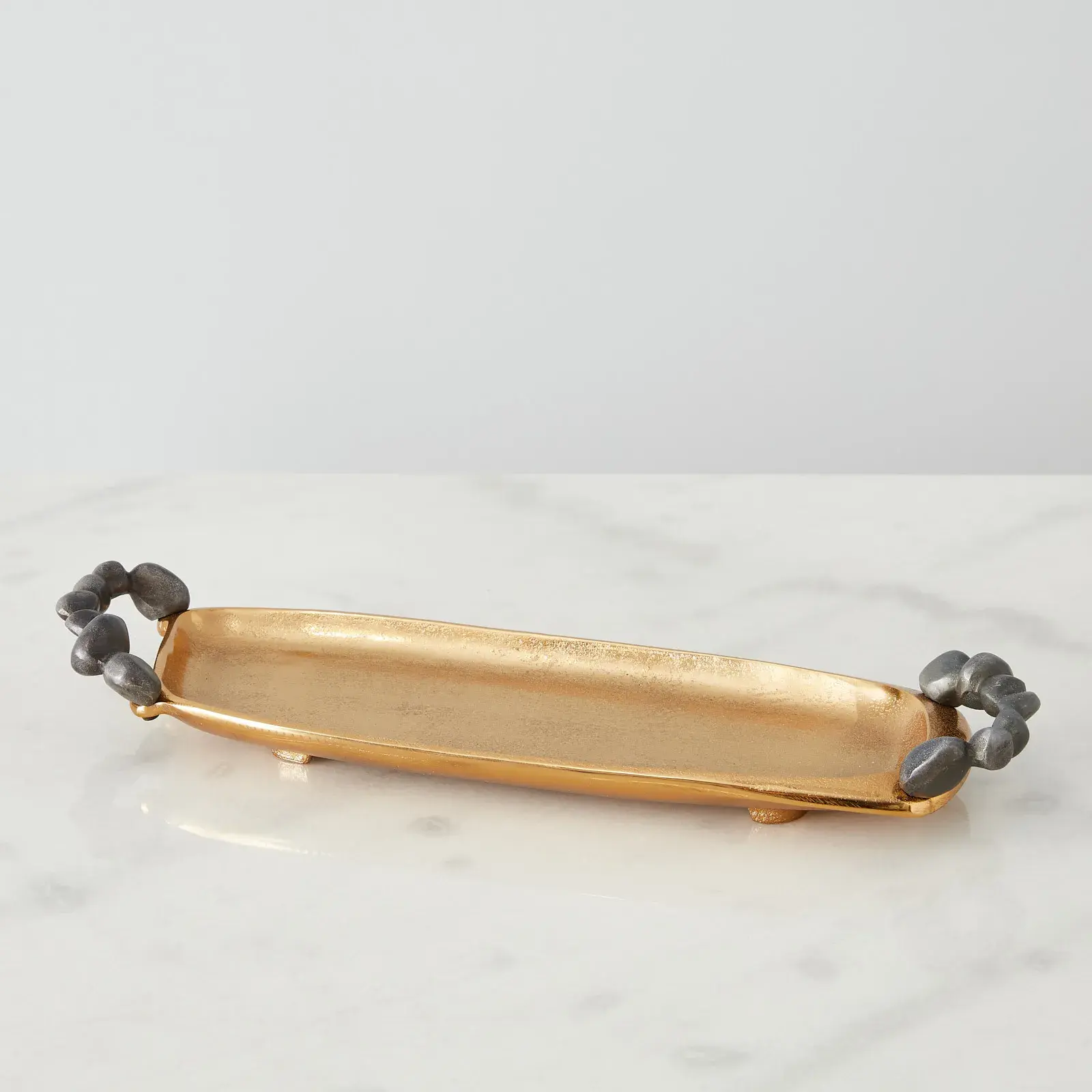 Alana Gold Metal Tray