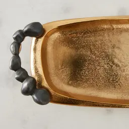 Alana Gold Metal Tray