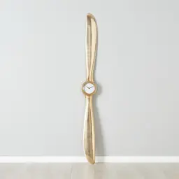 Time Keeper Matte Antique Brass Wall Clock