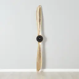 Time Keeper Matte Antique Brass Wall Clock