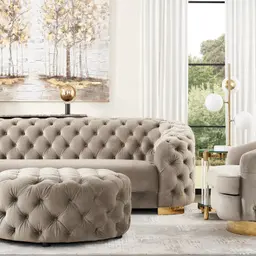 Kelly Peacock Blue Velvet 2 Seater Sofa Gold Legs