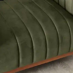 Astoria III Olive Green Velvet Occasional Chair