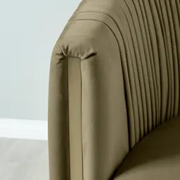 Crown Olive Green Velvet Occasional Chair