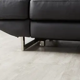 Elena Black Leather 2-Seater Electric Recliner