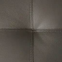 Alessia Warm Stone Grey Leather Left Recliner Lounge