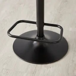 Cres Glacier Grey Vegan Leather Bar Stool