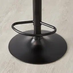 Ryker Glacier Grey Vegan Leather Bar Stool