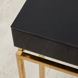 Luella Black Side Table