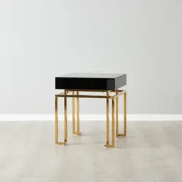 Luella Black Side Table