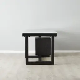 Dorothy Black Wooden Desk