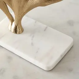 Feuille Morte Gold Metal Leaf Sculpture