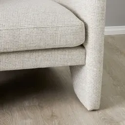 Finn Dove Grey Woven Fabric Occasional Chair