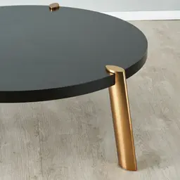 Dale II Round Coffee Table Large Espresso
