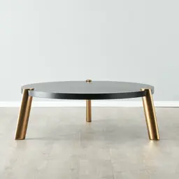 Dale II Round Coffee Table Large Espresso