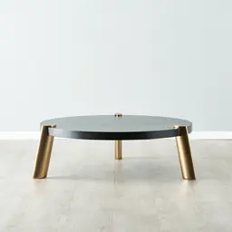 Dale II Round Coffee Table Small Espresso