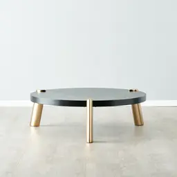 Dale II Round Coffee Table Small Espresso