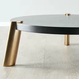 Dale II Round Coffee Table Small Espresso