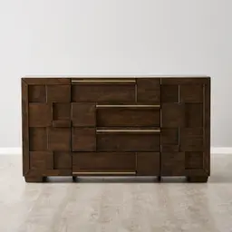Montana Deep Brown Wooden Dresser