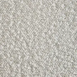 Hailey Snow White Boucle 67cm Counter Stool - Black Metal Legs