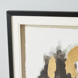Golden Specter Shadow Box With Black Frame