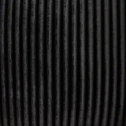 Hollis Black Velvet Ottoman