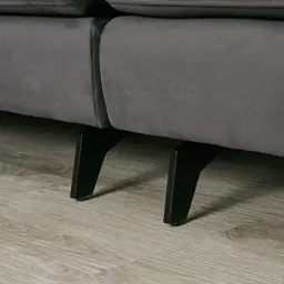 Jordan Charcoal Velvet Corner Sofa