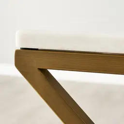 Belle Natural White Marble Nested Side Tables - Brushed Bronze Legs