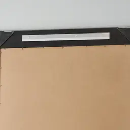 Embry Black Rectangle Wooden Mirror 200x90cm