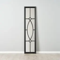 Elessar Black Rectangle Wooden Mirror