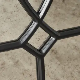 Elessar Black Rectangle Wooden Mirror