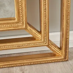 Sophia Antique Gold Square Wooden Mirror