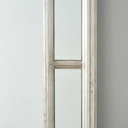 Ilaria Antique Silver Wooden Mirror