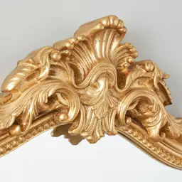 Circe Antique Gold Wooden Mirror