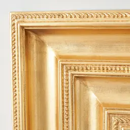 Calliope Antique Gold Square Wooden Mirror
