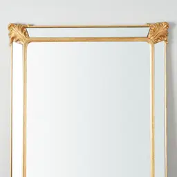 Leander Antique Gold Mirror