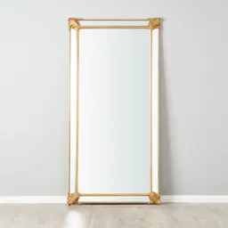 Leander Antique Gold Mirror